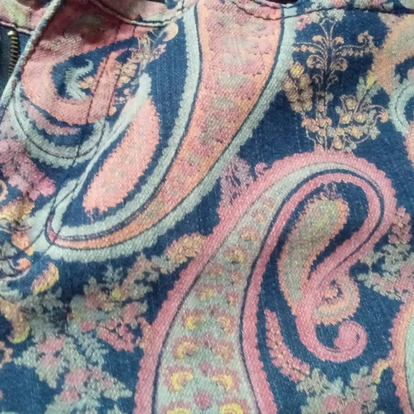 Joe Fresh Blue Paisley Trim Jeans - Picture 5 of 5